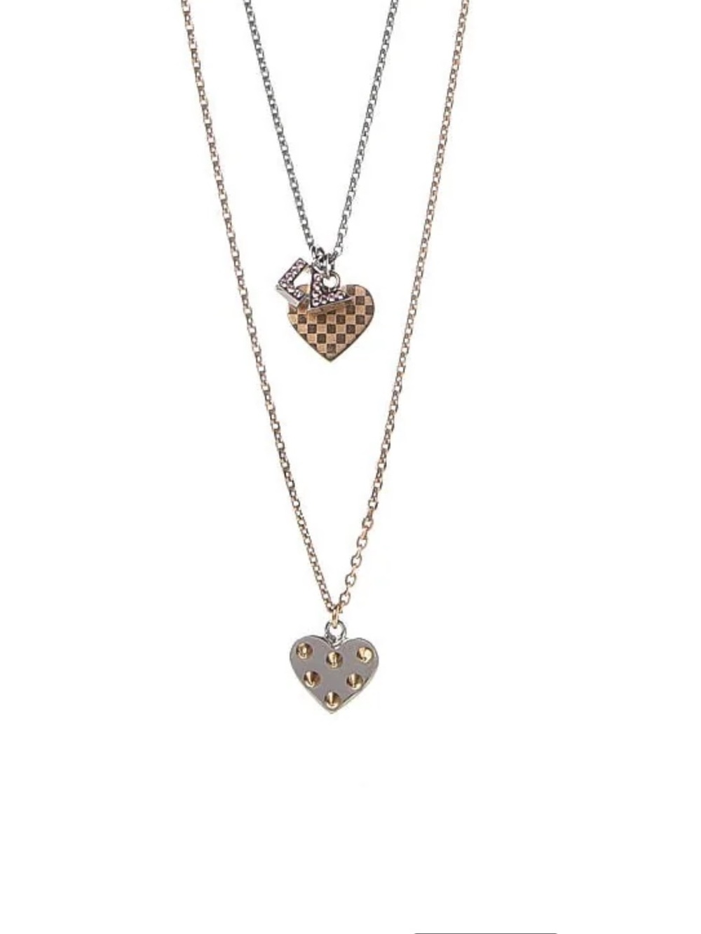 LOUIS VUITTON
Swarovski Crystal Tiered Spiky Valentine
Necklace Gold